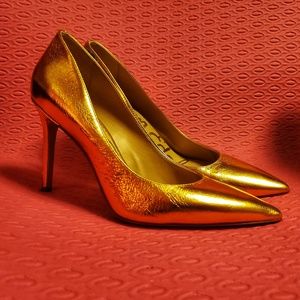 Sam Edelman Women's Hazel Pumps in Exotic Gold